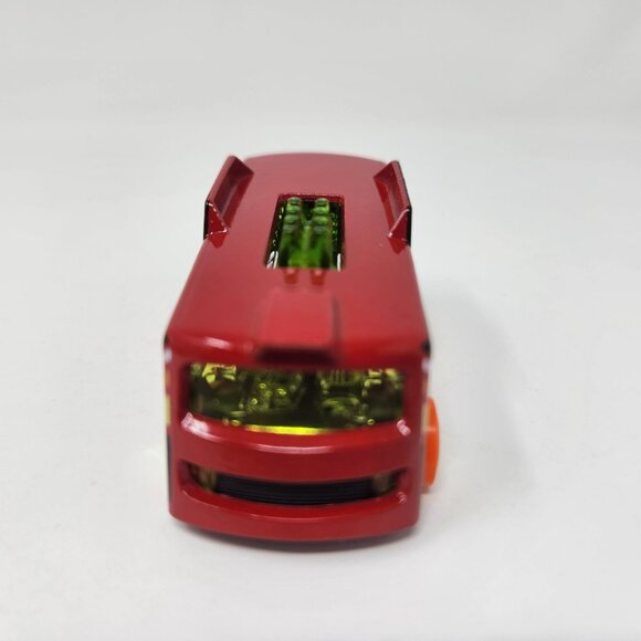 Hot Wheels Speed Juice Die-Cast Vehicle Red With Orange & Lime Green Accents - Picture 4 of 7